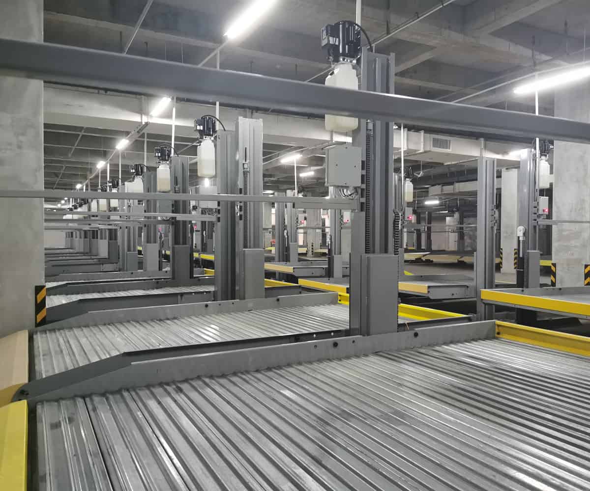 二層PSH型機械式立體車庫回收